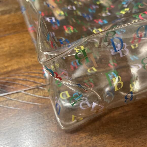 DOONEY & BOURKE Signature DB Multicolor Small Clear Lunch Mini Tote Bag 2 - Picture 5 of 8
